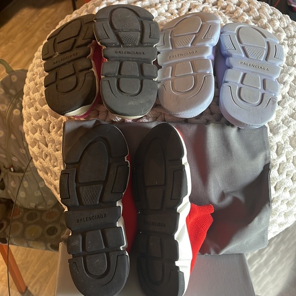 3 pairs girls Balenciagas size 31-32. Fair condition. - Picture 5 of 7